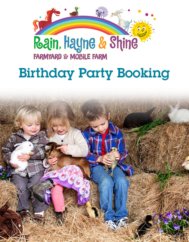 Birthday Party Balnarring Farm Booking Rain Hayne Shine